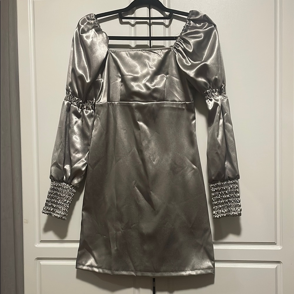Elegant Silver Dress